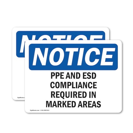 Signmission 5 in Height, 7 in Width, Vinyl Decal, Rectangle OS-2PACK-NS-D-57-L-17754